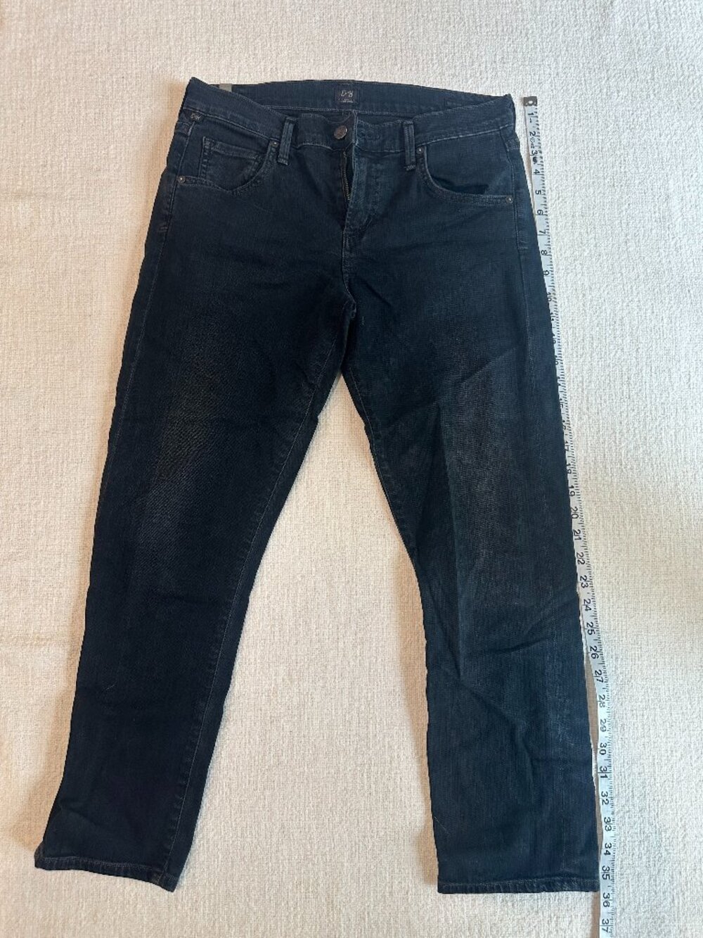 Citizen's Emerson Slim Boyfriend Denim Black size 26